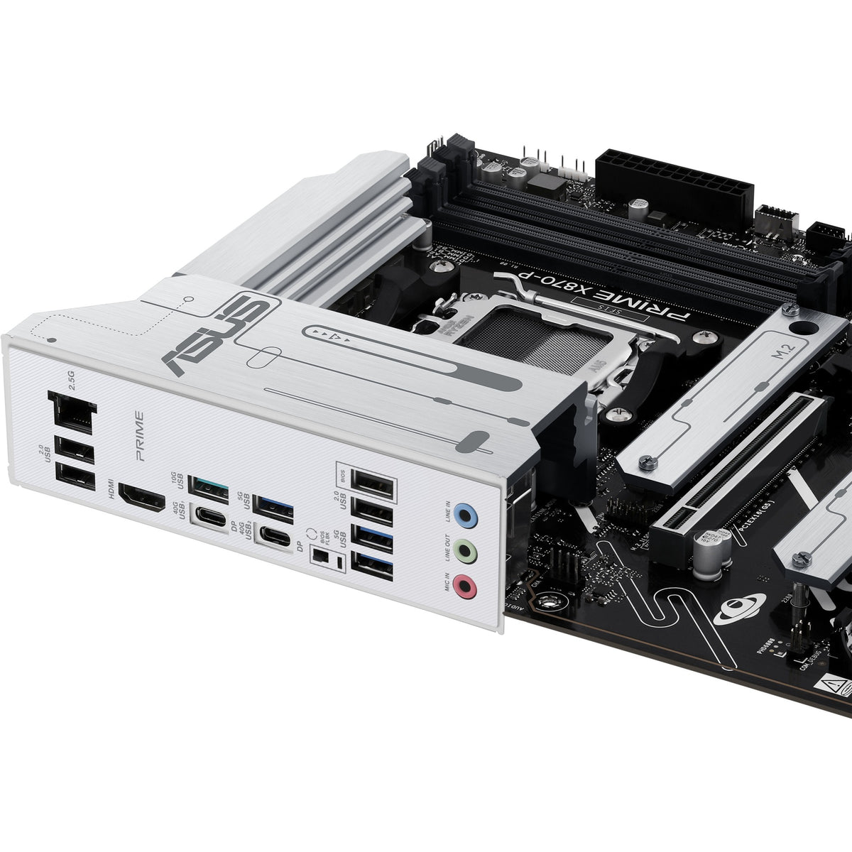 Asus prime x870-p socket am5 moederbord (2,5gb-lan, sound, atx)