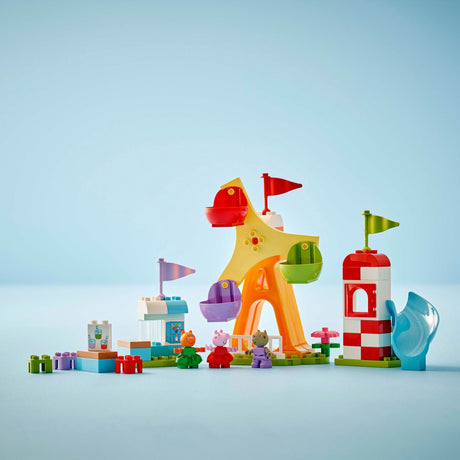 Lego duplo peppa big kermis montessori speelgoed voor peuters van 2 jaar en ouder 10453