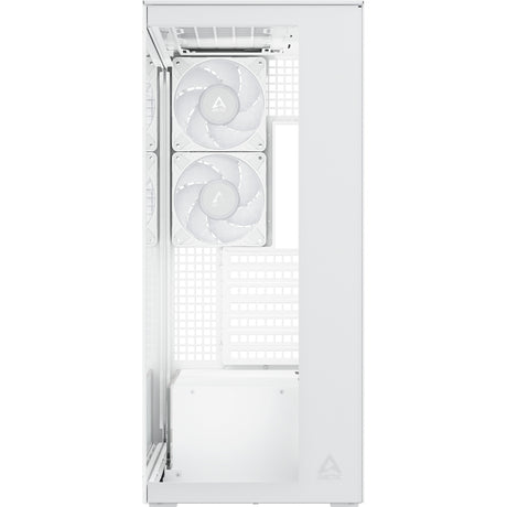 Arctic xtender midi tower behuizing (wit | 2x usb-a | 1x usb-c | rgb | tempered glass)