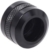 Alphacool eiszapfen pro 13 mm hardtube fitting g1 4 - deep black verbinding (zwart (mat))
