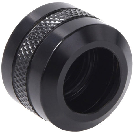 Alphacool eiszapfen pro 13 mm hardtube fitting g1 4 - deep black verbinding (zwart (mat))