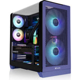 Thermaltake view 390 air future dusk midi tower behuizing (paars | 2x usb-a | 1x usb-c | tempered glass)