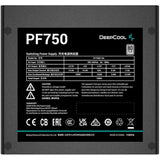 Deepcool pf750 750 watt voeding (zwart, 2x pcie)