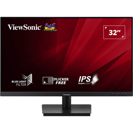 Viewsonic va3209-2k-mhd 31.5 monitor (zwart, 1x displayport, 2x hdmi)