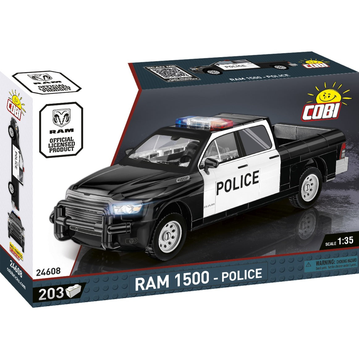 Cobi ram 1500 police constructiespeelgoed (schaal 1:35)
