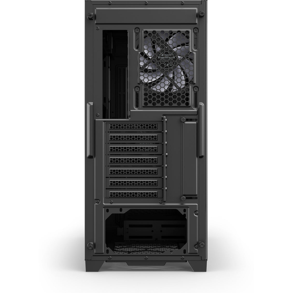 Sharkoon s25-w2 argb midi tower behuizing (zwart | 2x usb-a | 1x usb-c | rgb | tempered glass)