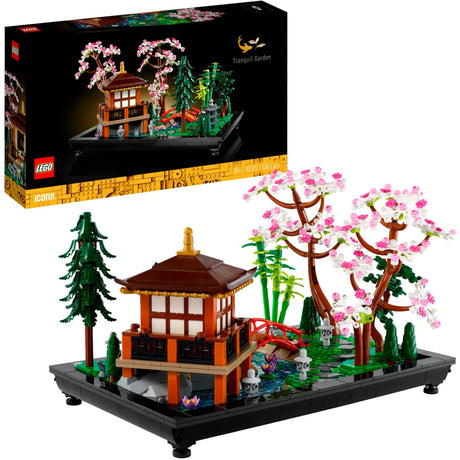 Lego icons rustgevende tuin botanisch mindfulness bouwpakket voor volwassenen - 10315