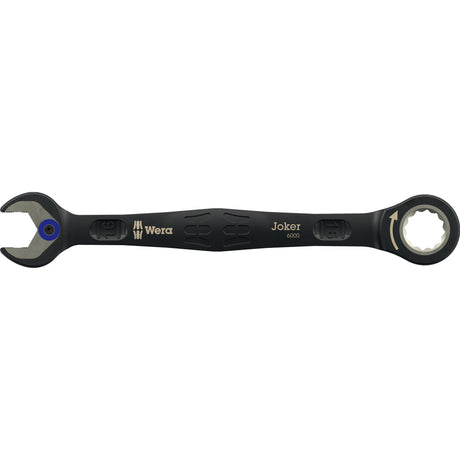 Wera 6000 joker black edition 11 set 1 steek-ringratelsleutelset, 11‑delig moersleutel (zwart)