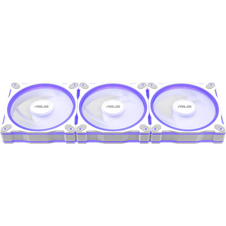 Asus prime mr120 argb reverse fan - triple pack case fans (wit, 3 stuks, 120 x 120 x 28 mm, 3 stuks)