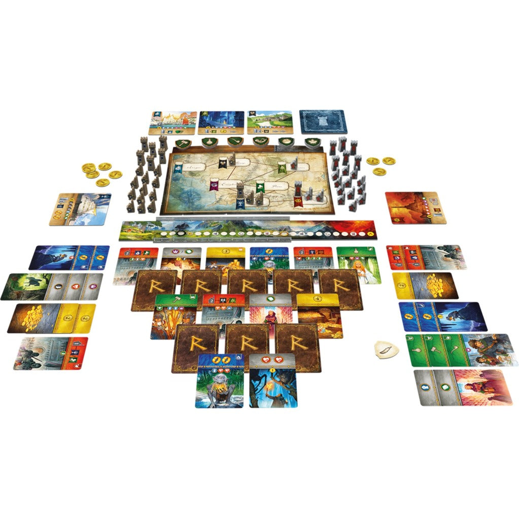 Asmodee the lord of the rings - duel for middle earth - nederlandstalig kaartspel