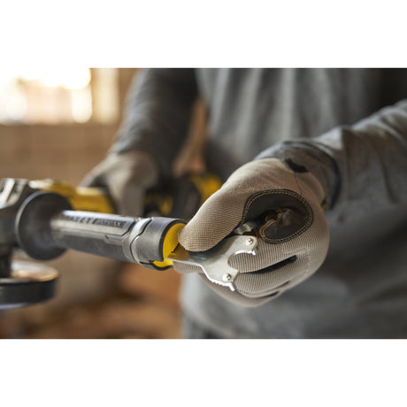Stanley fatmax v20 18v haakse slijper 125mm (zwart geel, accu en oplader inbegrepen, met koffer)