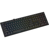 Ducky one x wireless rgb mechanisch toetsenbord (zwart, us lay-out (qwerty), inductive, 100%, hot-swappable, pbt, 2.4 ghz | bluetooth | usb-c)