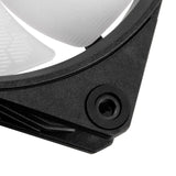Silverstone shark force 120 argb case fan (zwart, 120 x 120 x 25 mm, pwm)