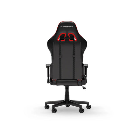 Dxracer prince l black red pvc leather gamestoel (zwart rood)
