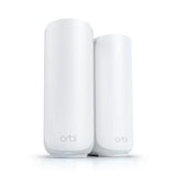 Netgear orbi 370 wifi mesh systeem, dual-band wifi 7-mesh systeem, 2 stuks mesh router (wit, 1x orbi wifi 7-router (rbe371), 1x orbi wifi 7-satelliet (rbe370))