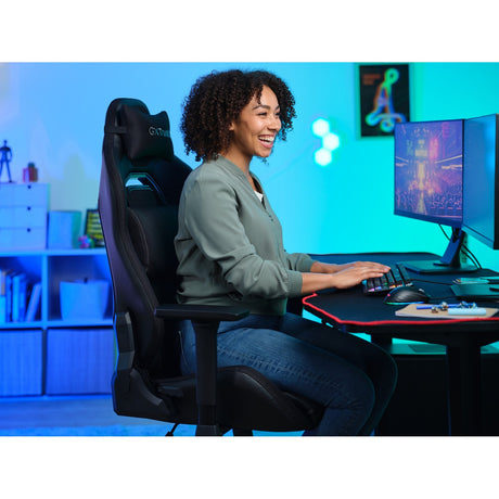 Trust gxt 714 ruya gamingstoel (zwart)
