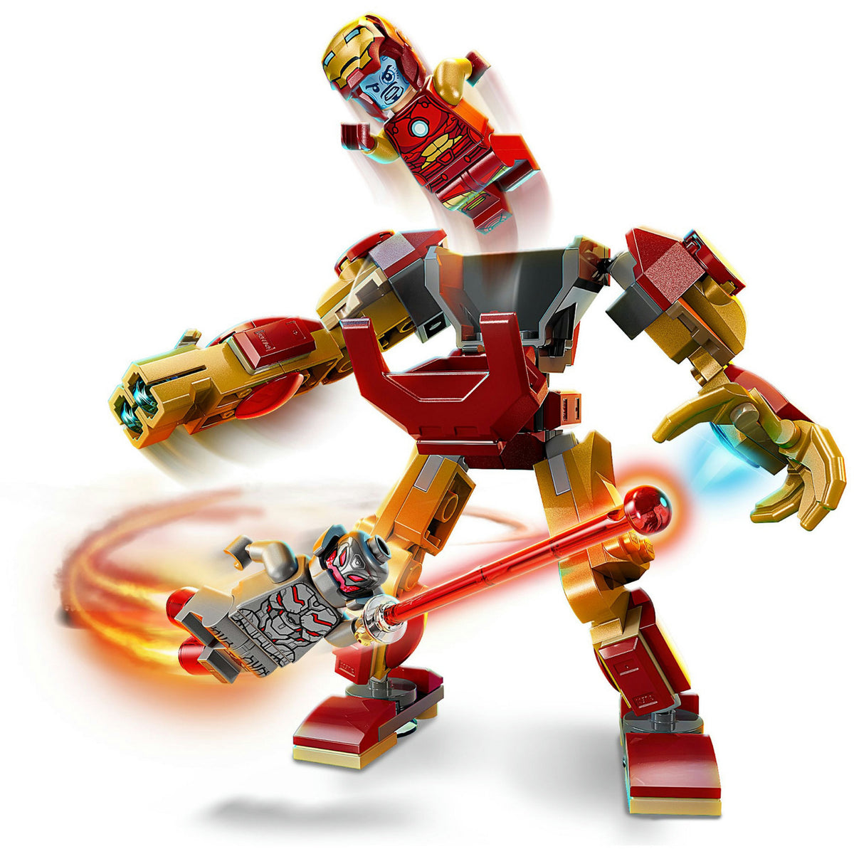 Lego super heroes 76307 iron man mecha vs. ultron