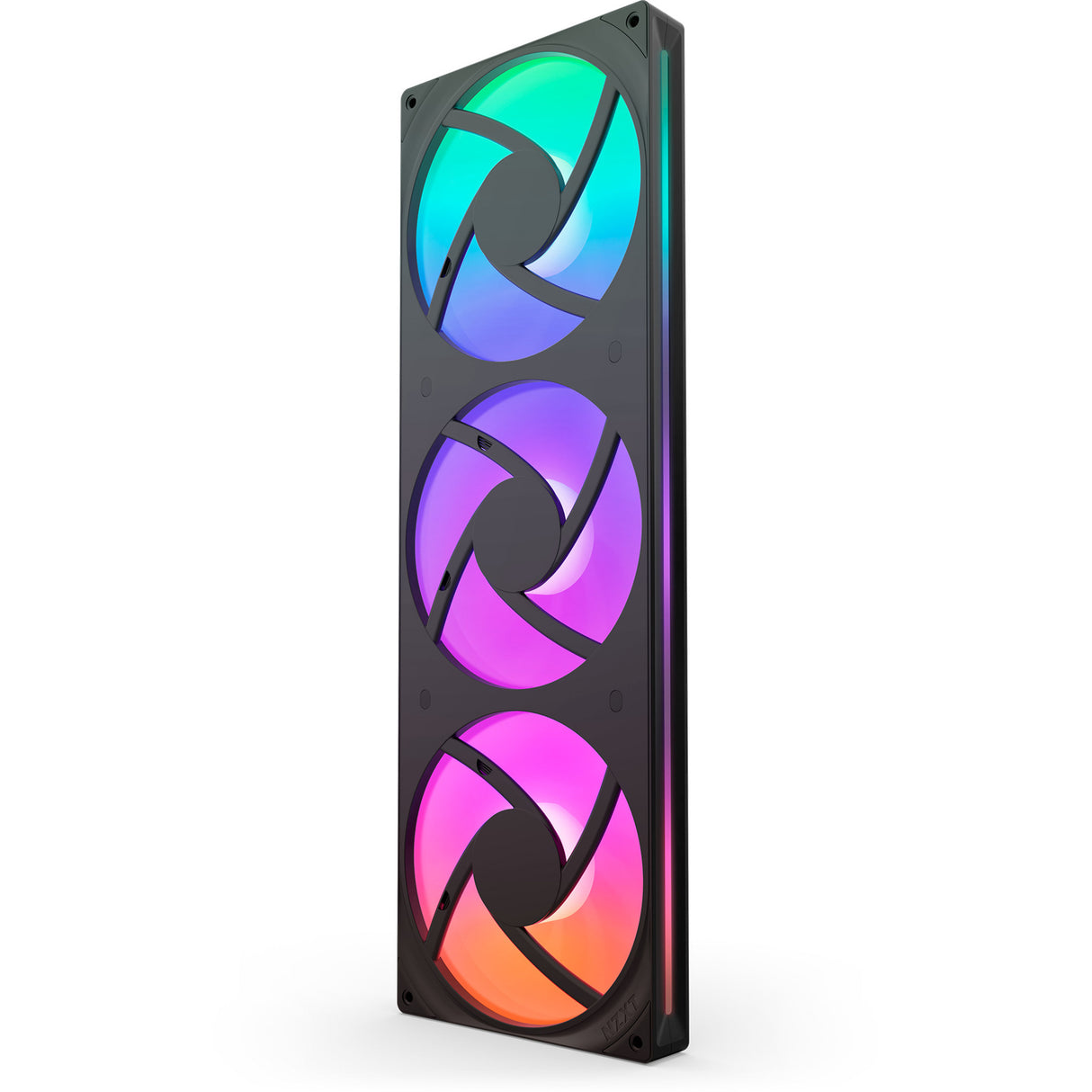Nzxt f420 rgb core case fans (zwart, 3 stuks, 420 x 140 x 26 mm)