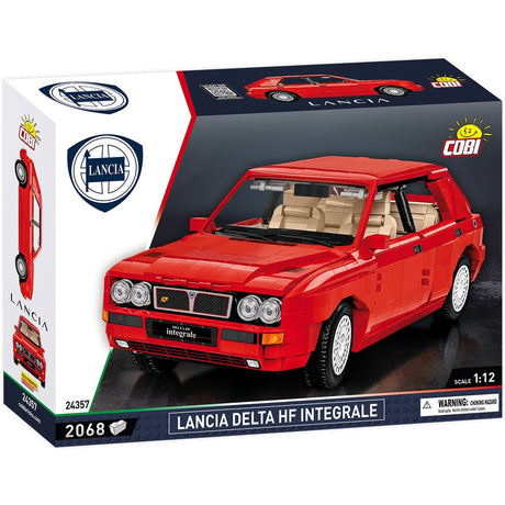 Cobi lancia delta hf integrale constructiespeelgoed (schaal 1:12)