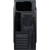 Inter-tech it- 5905 midi tower behuizing (zwart | 2x usb-a)