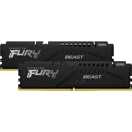Kingston fury beast 32 gb ddr5-5200 (2x 16 gb) werkgeheugen (zwart, kf552c40bbk2-32, xmp 3.0)