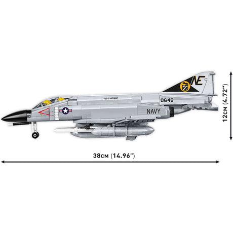 Cobi armed forces - f-4 phantom ii - uss midway constructiespeelgoed (schaal 1:48)