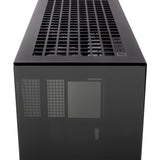 Arctic xtender vg midi tower behuizing (zwart (mat) | 2x usb-a | 1x usb-c | rgb | tempered glass)