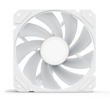 Sharkoon shark mirror rgb pwm case fan (wit, 120 x 120 x 25 mm)