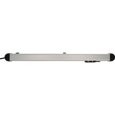 Brennenstuhl premium-alu-line stekkerdoos 12-voudig 3 m h05vv-f 3g1,5 2x 6-voudig schakelbare contactdozen