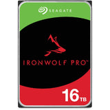 Seagate ironwolf pro 16 tb harde schijf (st16000nt001, sata 600, 24 7)