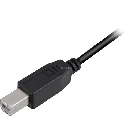 Sharkoon usb-a 2.0 > usb-b kabel (zwart, 5 meter)