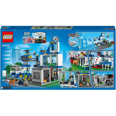 Lego city - politiebureau constructiespeelgoed (60316)