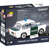 Cobi youngtimer collection - trabant 601 polizei constructiespeelgoed (schaal 1:35)