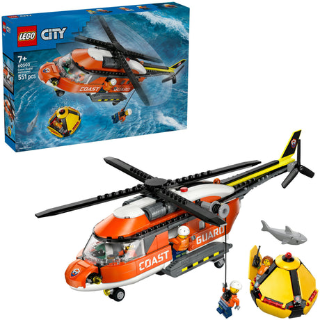 Lego city exploration - kustwacht helikopter - 60503