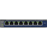 Netgear 8-poorts gigabit plus-switch (gs108e-400eus) (grijs, unmanaged)