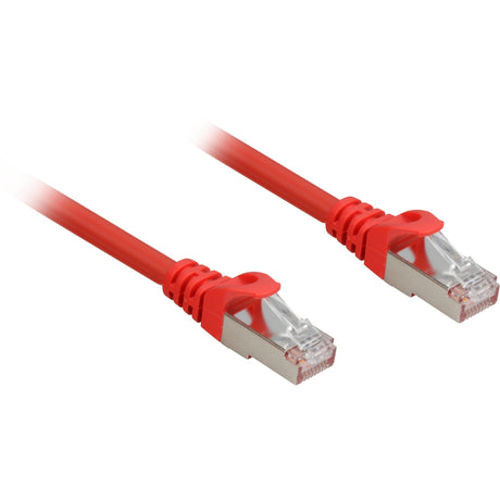 Sharkoon patchkabel sftp, rj-45 met cat.6a (rood, 1 meter, halogeenvrij)