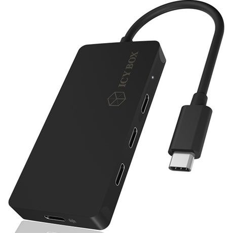 Icy box ib-hub1429-cpd usb-hub (zwart)