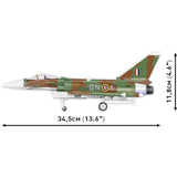 Cobi armed forces - eurofighter typhoon fgr4 gina constructiespeelgoed (schaal 1:48)