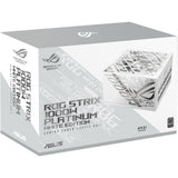 Asus rog strix platinum white edition modulaire 1000 watt voeding (wit, 1x 12v-2x6, 4x pcie)