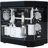 Hyte y60 midi tower behuizing (zwart | 3x usb-a | tempered glass)