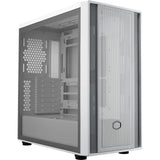 Cooler master masterbox 600 lite midi tower behuizing (wit | 2x usb-a | 1x usb-c | rgb | tempered glass)