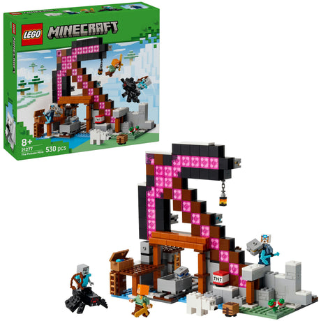 Lego minecraft de pikhouweelmijn bouwpakket voor kinderen - 21277