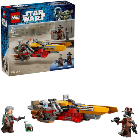 Lego star wars cobb vanths speeder voertuig - decoratie en bouwpakket voor kinderen - 75437