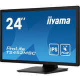 Iiyama prolite t2452msc-b1ag 23.8 touchscreen monitor (zwart, hdmi, displayport, 2x usb-a)