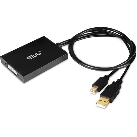 Club 3d mini-displayport 1.2 naar dual link dvi-d adapter (zwart, 0,6 meter)