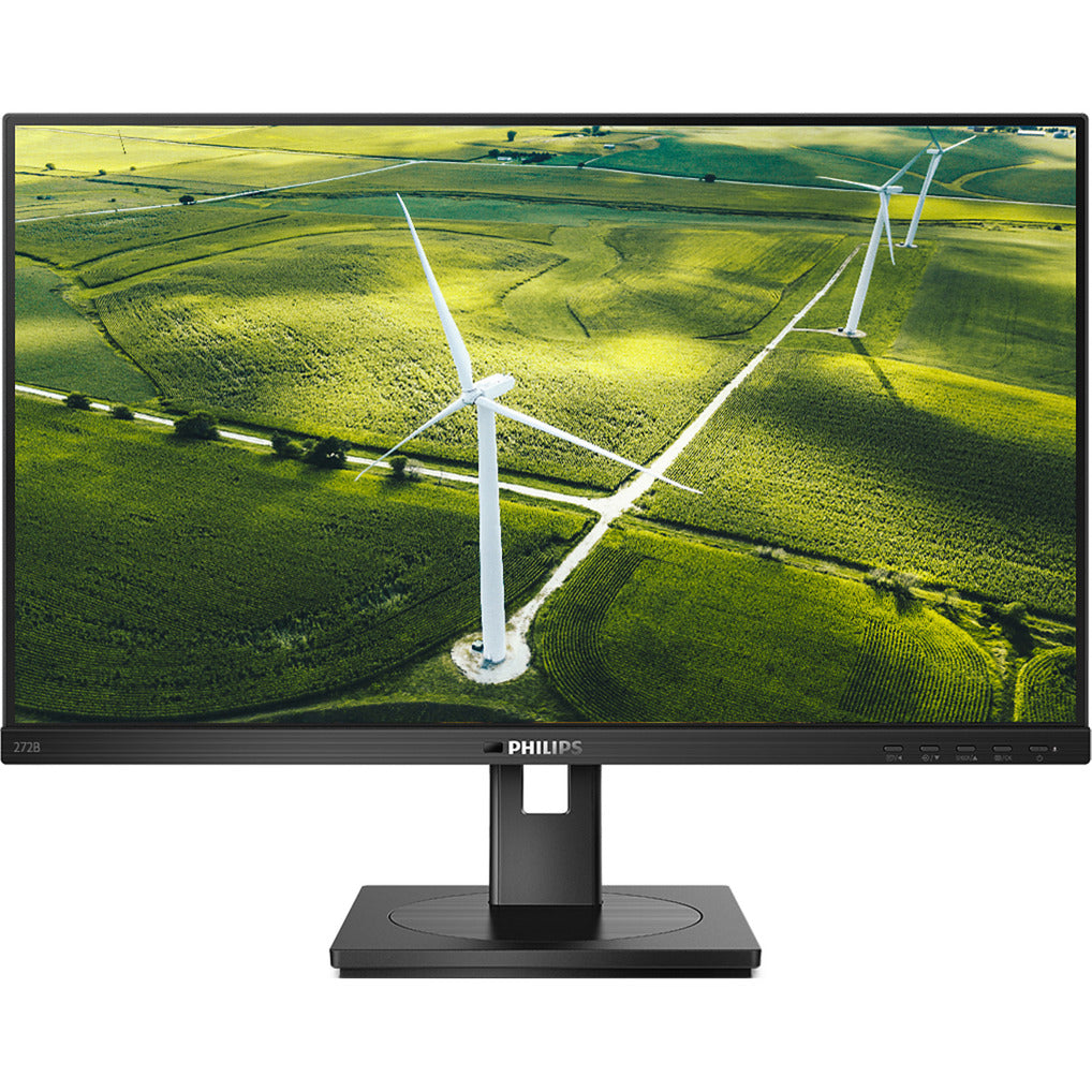 Philips 272b1g 27 monitor (zwart, 1x displayport, 1x hdmi, 1x dvi, 1x vga, 4x usb-a)