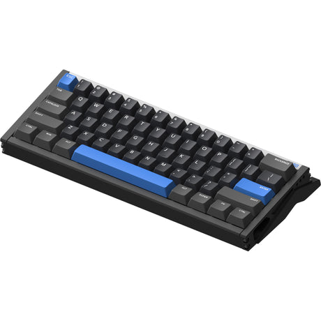 Iqunix ez60 magnetic switch gaming he keyboard (zwart, us lay-out (qwerty), gateron magnetic jade pro, 60%, rgb, double shot pbt keycaps)