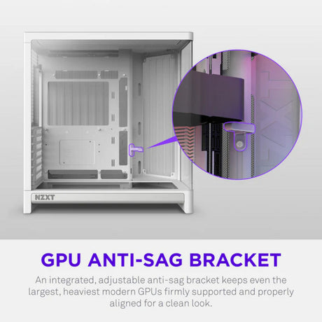 Nzxt h6 midi tower behuizing (wit | 2x usb-a | 1x usb-c | tempered glass)