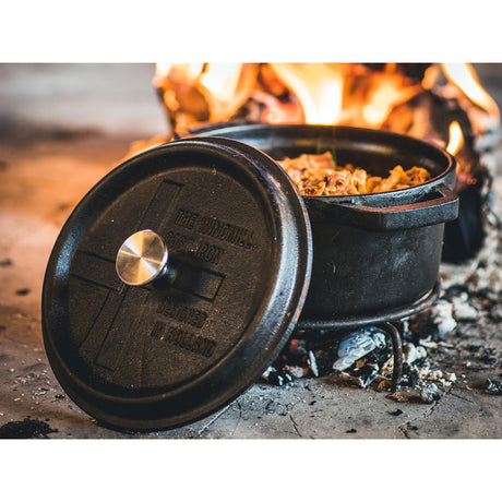 The windmill bbq pan s bak- braadpan (zwart, ø 20 cm | 2.1 liter)