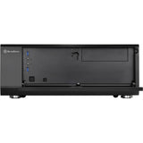 Silverstone sst-gd10b htpc behuizing (zwart | 2x usb-a)